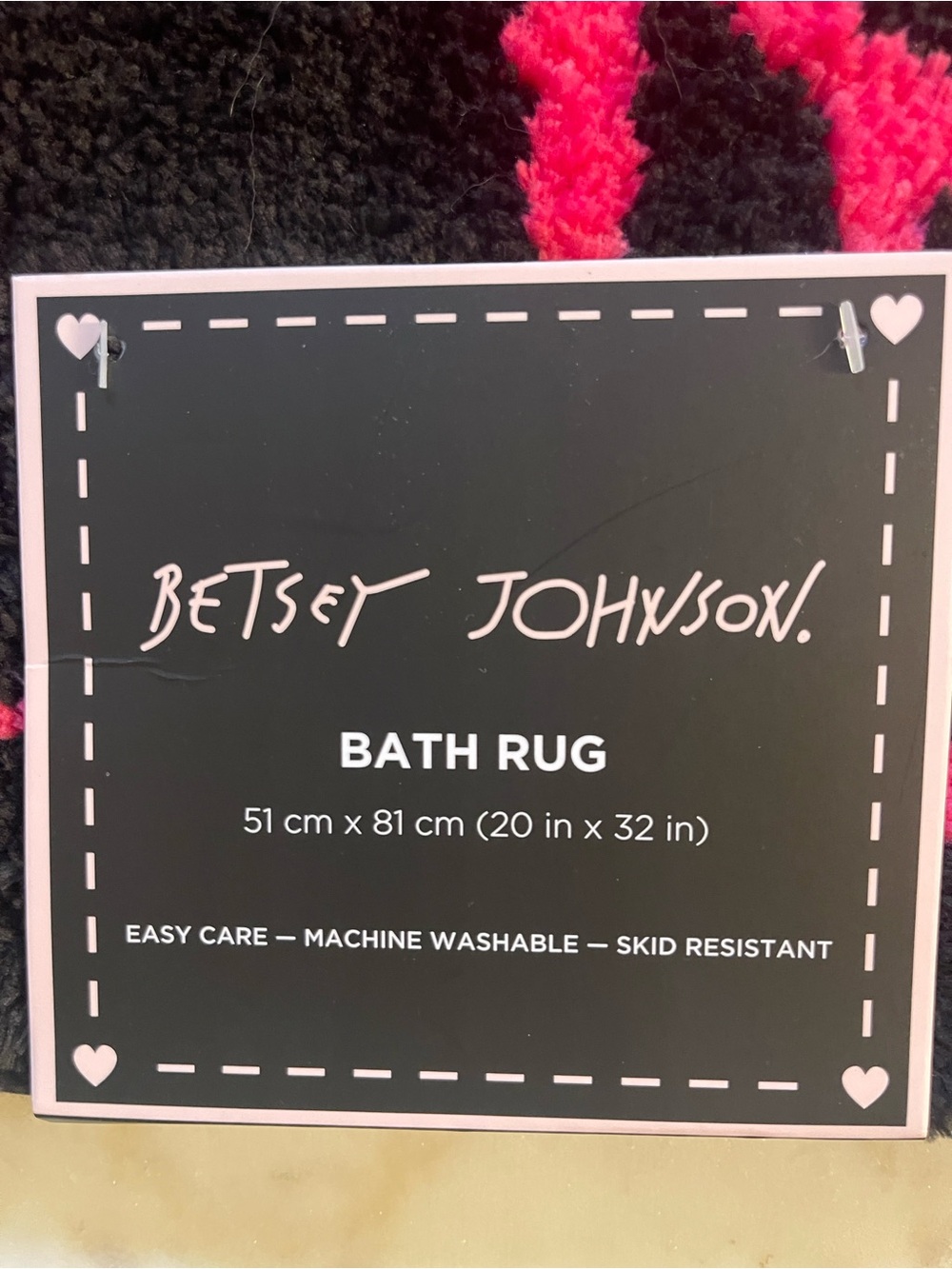 Betsey Johnson Bath Rug - Picture 6 of 7